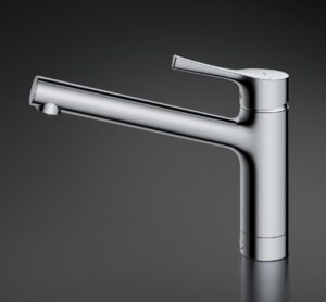 台付シングル混合水栓(エコシングル、共用)