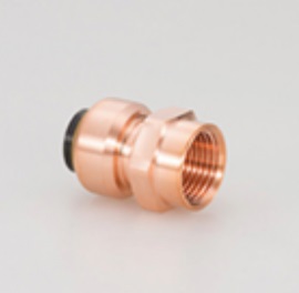 TFテクタッチ めねじ付アダプタ　(銅管ワンタッチ継手)